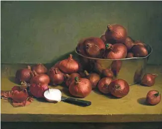  ?? MUSÉE D’ART DE JOLIETTE ?? Nature morte, oignons rouges (1892), Ozias Leduc