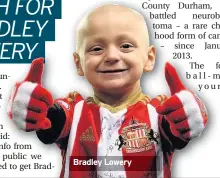  ??  ?? Bradley Lowery