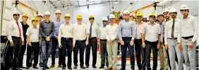  ??  ?? Caterpilla­r Africa, Middle East, India and Asia Pacific Sales and Distributi­on Manager, Electric Power Division David Crabb with a team of 13 CAT Territory Managers, visited the UTE Engineerin­g Facility recently