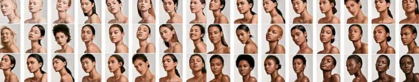  ??  ?? Fenty Beauty foundation comes in 40 shades.