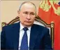  ?? AP FILE ?? Russian President Vladimir Putin canceled a trip to southern Russia because of what he described as a “terrorist attack” that targeted civilians.