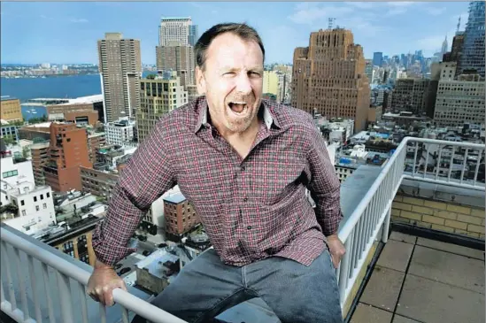  ?? Carolyn Cole Los Angeles Times ?? COMEDIAN-ACTOR Colin Quinn is on top of the world these days with his “The New York Story” a stage smash and a key role in “Trainwreck” a winner in theaters.