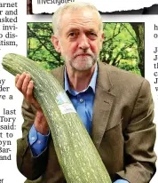  ??  ?? HOBBY: Labour leader Jeremy Corbyn is a keen allotment holder