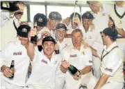  ??  ?? CRICKET’S BEST: The Aussie side of 1995-2007 dominated for the same length of time but only won 67.8% of their tests