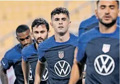  ?? | AFP ?? CHRISTIAN Pulisic will be a key figure for the Americans.