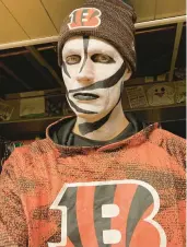  ?? ?? Keith Maciszek, of Evergreen Park, calls this year’s Cincinnati Bengals season “history in the making.”