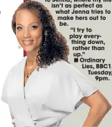  ??  ?? “I try to play everything down, rather than up.” Ordinary Lies, BBC1, Tuesday,
9pm.