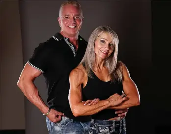  ??  ?? TOP: Lynda Jager enjoys working out with her husband, Mark Subject. PHOTO BY RUDY ROBINSON