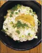  ?? COURTESY OF LYNDA BALSLEV ?? There are few things more decadent — and comforting — than homemade onion dip.