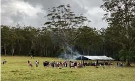  ?? ?? ‘My child and I aspire to be more like the camp leader, Gina Chick, the winner of the SBS reality show Alone Australia. But we have never been camping.’ Photograph: Jackie Bailey