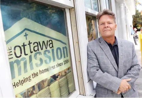  ?? JEAN LEVAC ?? The Ottawa Mission’s Peter Tilley said the Mission placed 230 people into housing last year by working with landlords.