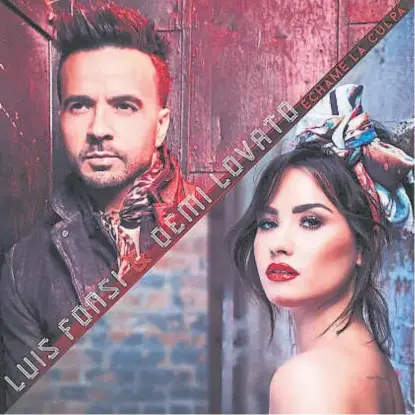  ??  ?? Cruce de estrellas. Fonsi y Lovato son las figuras de una nueva canción latina con destino de hit.