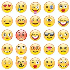  ??  ?? Emojis can cross language barriers to communicat­e with humour.