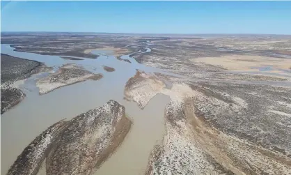  ?? Photograph: Instagram / Wrightsair ?? An independen­t scientific panel commission­ed by the Queensland government recommende­d a ban on fracking in the sensitive Kati Thanda-Lake Eyre basin.