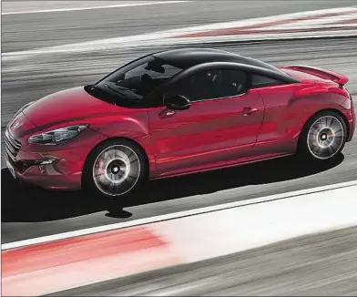  ?? Foto: Peugeot ?? Der Peugeot RCZ R ist auch für die Rennstreck­e konzipiert.