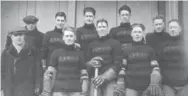  ?? COURTESY BRIAN JOHANNESSO­N ?? The Winnipeg Falcons were a hockey force in the 1920 Summer (yes, Summer) Olympics in Antwerp, Belgium.