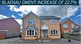  ?? ?? BLAENAU GWENT: INCREASE OF 22.7%