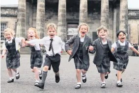  ??  ?? Junior fun The junior pupils will learn in a stimulatin­g environmen­t at the High School of Dundee