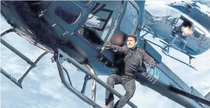  ?? PARAMOUNT PICTURES TRIBUNE NEWS SERVICE ?? Growth for Paramount Pictures continued to be helped by Mission: Impossible—Fallout. Overall filmed entertainm­ent revenue rose 14 per cent.