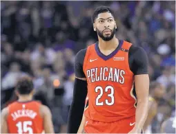  ?? JEFF CHIU/ASSOCIATED PRESS ?? New Orleans forward Anthony Davis scored 32 points and had 15 rebounds in the Pelicans’ win over the Bulls Wednesday.