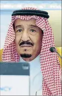  ?? BANDAR AL-JALOUD / AFP ?? El rey Salman bin Abdulaziz