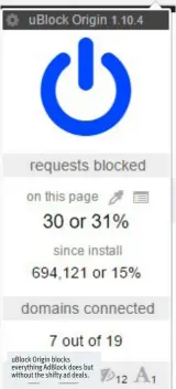  ??  ?? uBlock Origin blocks everything AdBlock does but without the shifty ad deals.