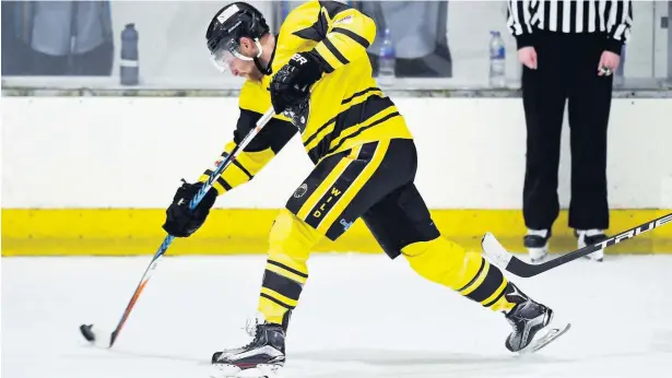  ?? Gw-images.com ?? Widnes Wild player-coach Ollie Barron was on the scoresheet as his side defeated the Bradford Bulldogs 5-3 in West Yorkshire last Saturday.