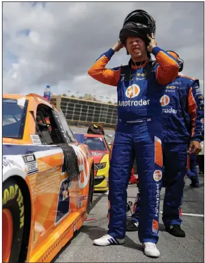  ?? (AP/Brynn Anderson) ?? As drivers prepare for today’s NASCAR Cup Series race at Homestead-Miami Speedway, Brad Keselowski said the third series event in eight days is making for “the most grueling few weeks on a driver that I think the Cup level has ever seen.”