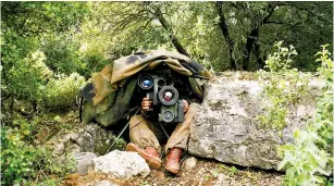  ?? (Rafael Advanced Defense Systems) ?? A SOLDIER aims the electro-optical, precision-guided fifth-generation SPIKE LR 2 missile.