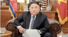  ?? | Reuters ?? NORTH Korean leader Kim Jong-un in Pyongyang on Monday.