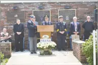  ?? Hearst Connecticu­t Media file photo ?? The Shea-Macgrath Memorial &Veterans Hall of Honor/ Restoratio­n Ceremony at Calf Pasture Beach on May 20, 2018 in Norwalk.