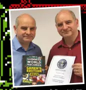  ??  ?? » The Olivers are listed in 2019’s Guinness World Records Gamer’s Edition as the most prolific 8-bit developers.