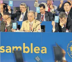  ?? FOTO: JA SIRVENT ?? La Asamblea decide Ángel Villar tendrá hoy sustituto al frente de la Federación