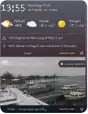  ??  ?? Neben einem klassische­n Widget bringt Wetter.com auch Livecams auf den Home Screen.