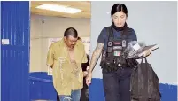  ?? ?? ▮ El sujeto fue turnado ante el Ministerio Público por el delito de robo y portación de arma prohibida.