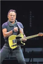  ?? MICHAEL SEARS / MILWAUKEE JOURNAL SENTINEL ?? Bruce Springstee­n and the E Street Band played for 3 hours March 3.