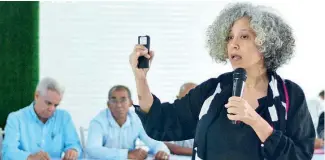  ?? ABEL UREÑA ?? Organizaci­ones realizan encuentro por la transparen­cia.