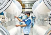  ?? HANDOUT ?? A Welspun facility. The company’s shares hit the lower circuit of 20% on Monday and Tuesday