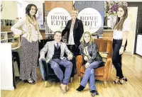  ?? Pic: Fiona Bailey ?? From left: Nicolette Lafonseca-Hargreaves, Nick Bianchi, Donna Blower, Sarah Beeny and Jacinta Dawn Russell