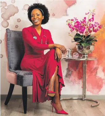  ?? ?? Gynaecolog­ist Dr Nompumelel­o Zenda, says premature menopause is a sign of abnormalit­y in young women.