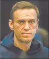  ??  ?? Alexei Navalny