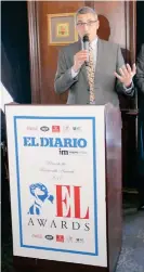  ??  ?? El CEO de Impremedia, Gabriel Dantur, subrayó que los premios son un mensaje de motivación para la comunidad.