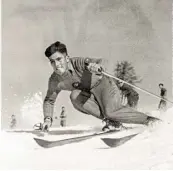  ??  ?? Ski-Ass Edy Rominger 1946.