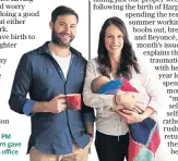  ??  ?? New Zealand PM Jacinda Ardern gave birth while in office