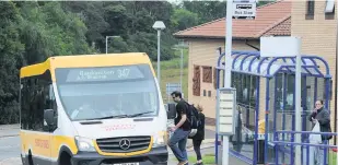  ??  ?? The 347 service
Nurses have to wait an hour for the bus after a shift at Ayr Hospital