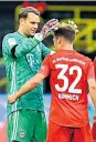  ??  ?? Neuer felicita a Kimmich.