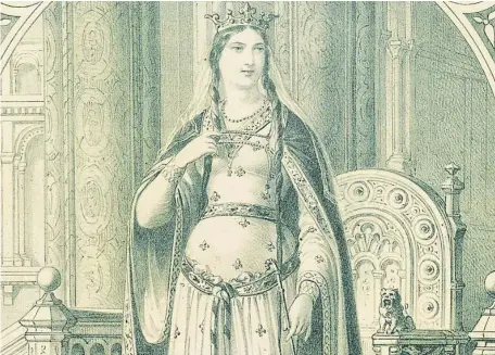  ?? ?? Blanca de Castilla restituyó durante su regencia la paz en Francia
EFE