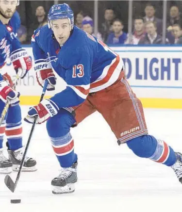  ?? .AP ?? Rangers get Brendan Lemieux and a first-round pick for Kevin Hayes (above) at NHL trade deadline