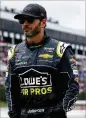  ?? SARAH CRABILL / GETTY IMAGES ?? Jimmie Johnson led his first laps of the season Sunday, but he’s still without a win in his last 37 races.