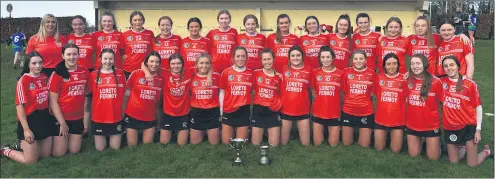  ?? ?? Munster Senior League winners (team photo at Brickey Rangers GAA).